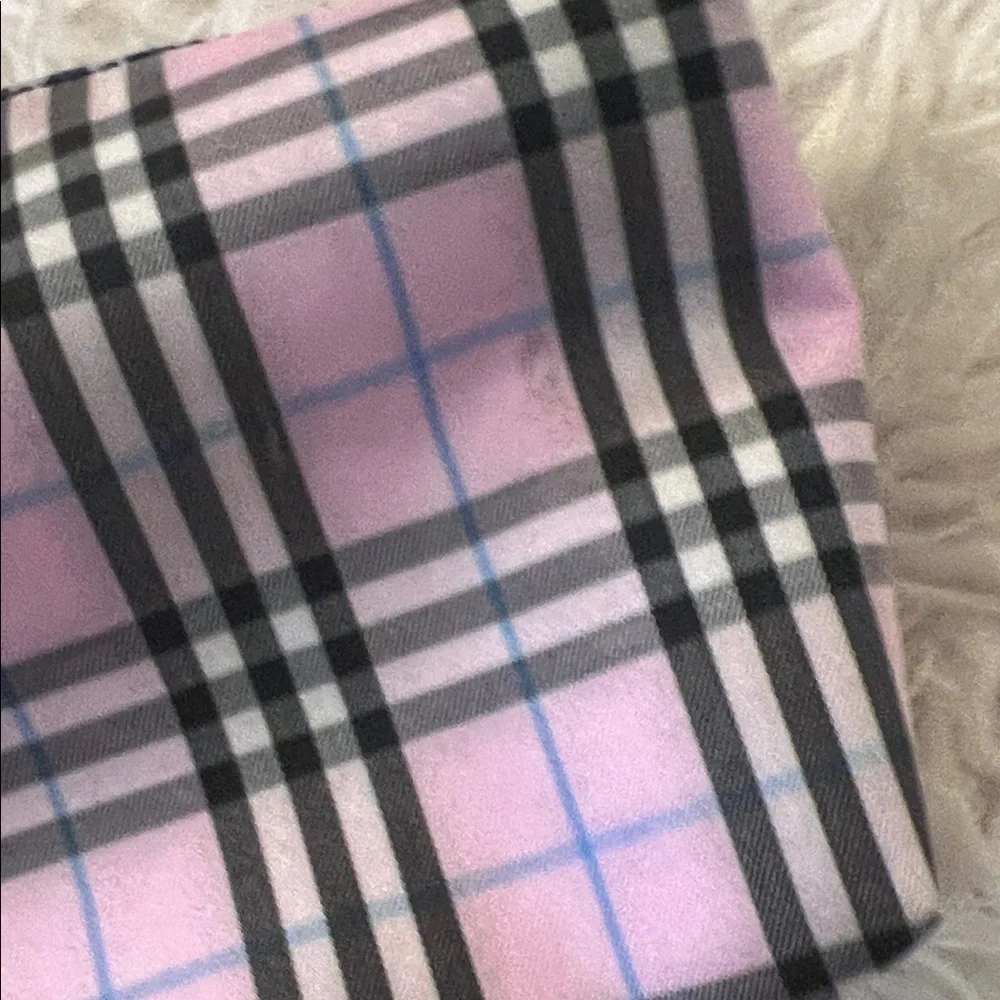 Burberry Pink and Black Plaid Wristlet - Picture 5 of 11